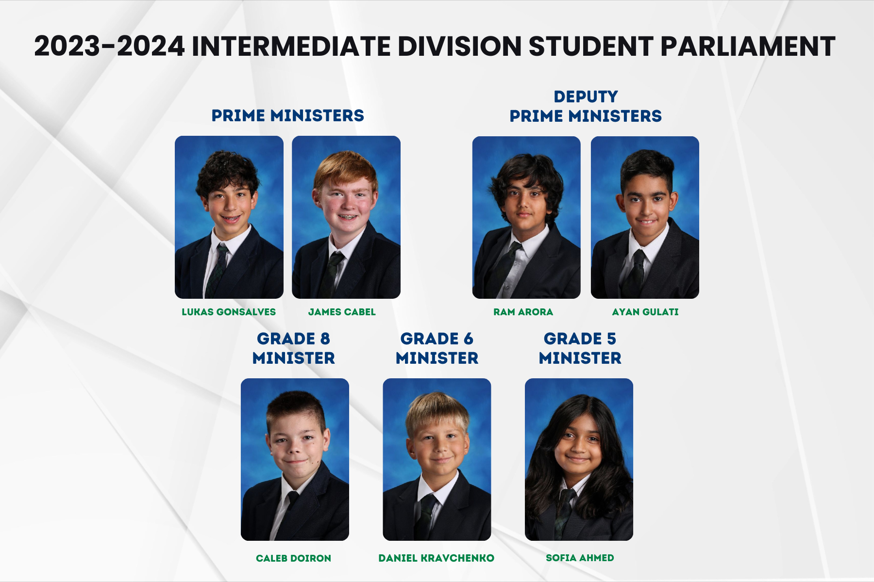 Meet The 2023-2024 Intermediate Student Parliament