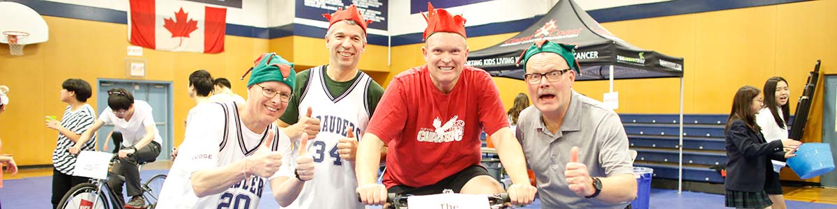 Group of Principals at Inside Ride charity event