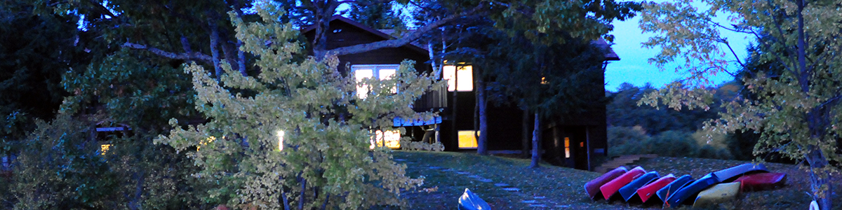 Outdoor Education Centre at night