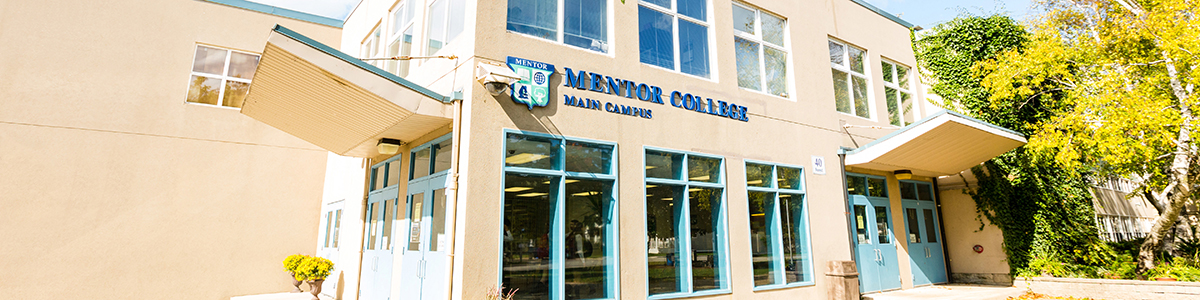 Main Campus entrance on a sunny day