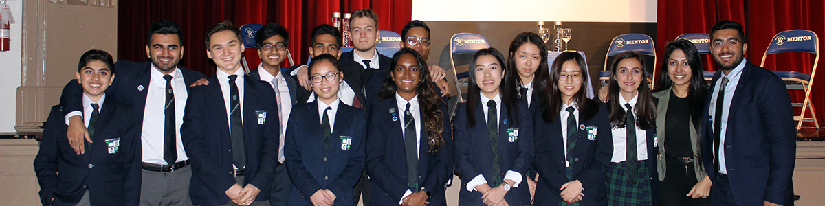 High School students at the annual business conference