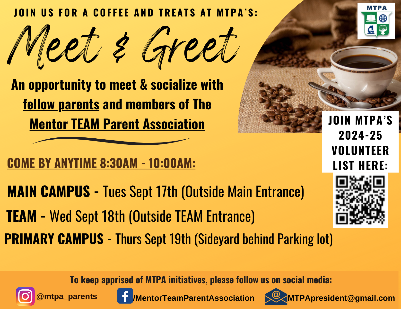 Come Meet Fellow Parents Next Week!