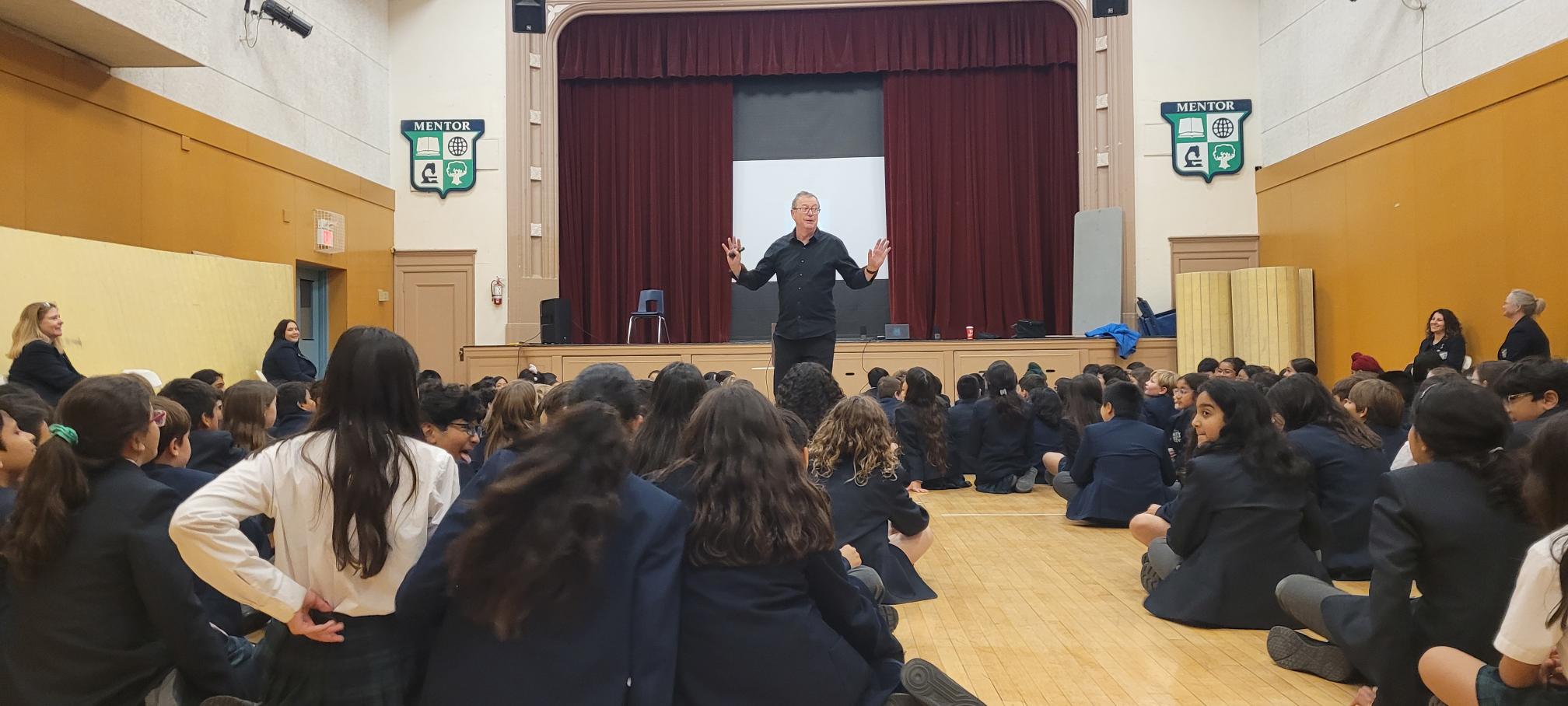 Eric Walters Inspires Grade 5 and 6 Students