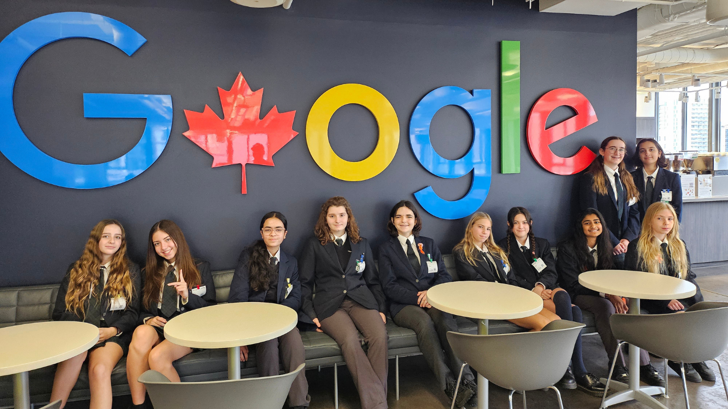  Grade 8s to Google